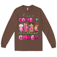 Chestnut i run on coffee and christmas cheer Long Sleeve Tee - MaliasSmallBusiness