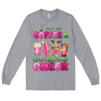 Heather Grey i run on coffee and christmas cheer Long Sleeve Tee - MaliasSmallBusiness