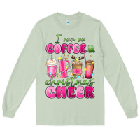 Matcha i run on coffee and christmas cheer Long Sleeve Tee - MaliasSmallBusiness