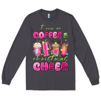 Smoke i run on coffee and christmas cheer Long Sleeve Tee - MaliasSmallBusiness