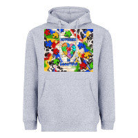 Heather Grey different is beautiful Heavyweight Hoodie - TumblerDesignByShophia