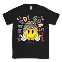 Black mardi gras vibes Classic Tee - MaliasSmallBusiness
