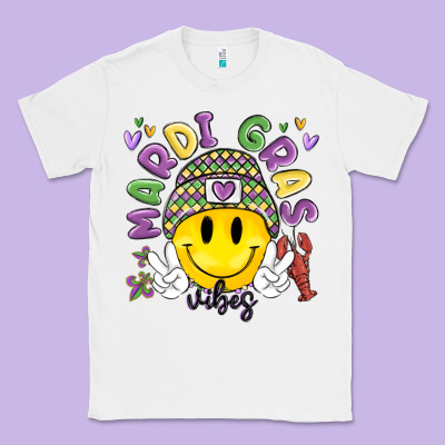 Mardi Gras Vibes Classic Tee Designed By Maliassmallbusiness