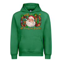Emerald with god all things are possible with santa claus bbs Urban Hoodie - BundleAndBundleShop