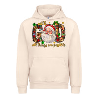 Sandshell with god all things are possible with santa claus bbs Urban Hoodie - BundleAndBundleShop