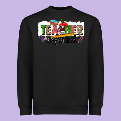 Teacher Squad Heavyweight Sweatshirt Designed By Nancycooperartshop