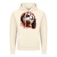 Vintage Artic dalmatians peach glitter background Vintage Hoodie - Jasminsmagicworld