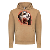 Vintage Camel dalmatians peach glitter background Vintage Hoodie - Jasminsmagicworld