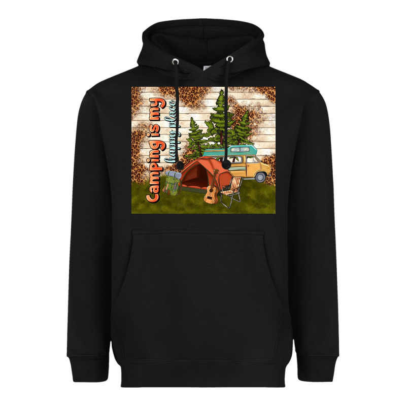 Camping Is My Happy Place Heavyweight Hoodie by TumblerDesignByShophia | Teevron