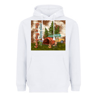 White camping is my happy place Heavyweight Hoodie - TumblerDesignByShophia