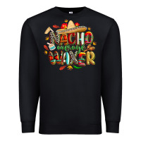 Black cinco de mayo nacho average waxer Premium Sweatshirt - CowGirlArtShop