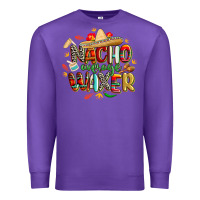 Purple cinco de mayo nacho average waxer Premium Sweatshirt - CowGirlArtShop
