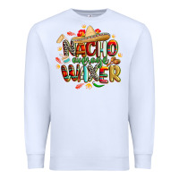 White cinco de mayo nacho average waxer Premium Sweatshirt - CowGirlArtShop