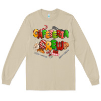 Mushroom Christmas cafeteria crew Long Sleeve Tee - MaliasSmallBusiness