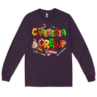 Plum Christmas cafeteria crew Long Sleeve Tee - MaliasSmallBusiness