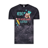 Cloud Black it takes a big hearts to helps shape little minds Vintage Tee - MaliasSmallBusiness
