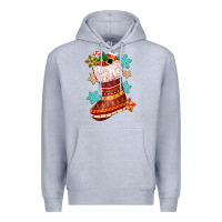 Heather Grey christmas Premium Hoodie - CowGirlArtShop