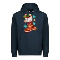 Navy christmas Premium Hoodie - CowGirlArtShop