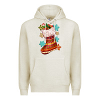 Oatmeal Heather christmas Premium Hoodie - CowGirlArtShop