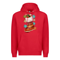 Red christmas Premium Hoodie - CowGirlArtShop