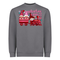 Storm valentines express with gnomies Heavyweight Sweatshirt - NancyCooperArtShop