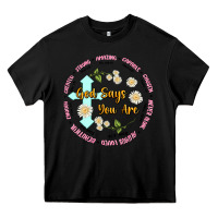 Black god says you are Heavy Core Tee - JahusDesignShop