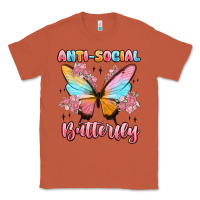 Copper anti social butterfly Classic Tee - MaliasSmallBusiness
