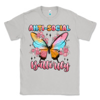 Moon Dust anti social butterfly Classic Tee - MaliasSmallBusiness