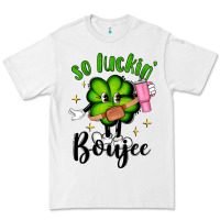White so luckin boujee Premium Tee - Artiststas