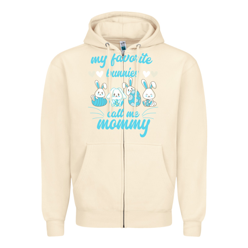 My Favorite Bunnies Call Me Mommy Zipper Hoodie by Bettercallsaul | Teevron
