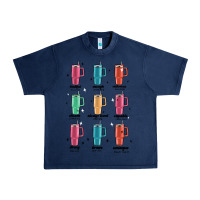 Navy coffee thermos Urban Heavy Tee - MaliasSmallBusiness