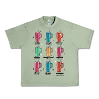 Oil Green coffee thermos Urban Heavy Tee - MaliasSmallBusiness