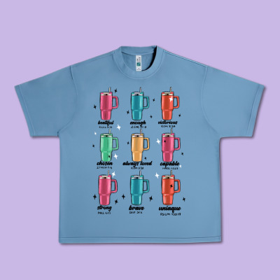 Coffee Thermos Urban Heavy Tee Designed By Maliassmallbusiness