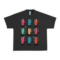 Pigment Black coffee thermos Urban Heavy Tee - MaliasSmallBusiness