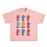 Salmon coffee thermos Urban Heavy Tee - MaliasSmallBusiness