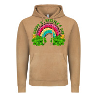 Vintage Camel Happy St. Patrick's Day Rainbow And Shamrock Vintage Hoodie - RanaPortraitStore