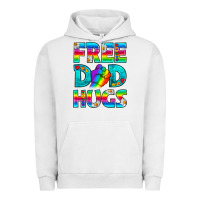 Pigment Lunar Rock Pride LGBTQ Free Dad Hugs Urban Hoodie - BundleAndBundleShop