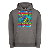 Pigment Tornado Pride LGBTQ Free Dad Hugs Urban Hoodie - BundleAndBundleShop