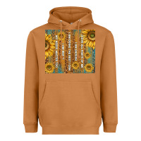 Meerkat self reminders with sunflowers Heavyweight Hoodie - TumblerDesignByShophia