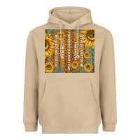 Mushroom self reminders with sunflowers Heavyweight Hoodie - TumblerDesignByShophia