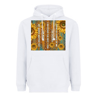 White self reminders with sunflowers Heavyweight Hoodie - TumblerDesignByShophia