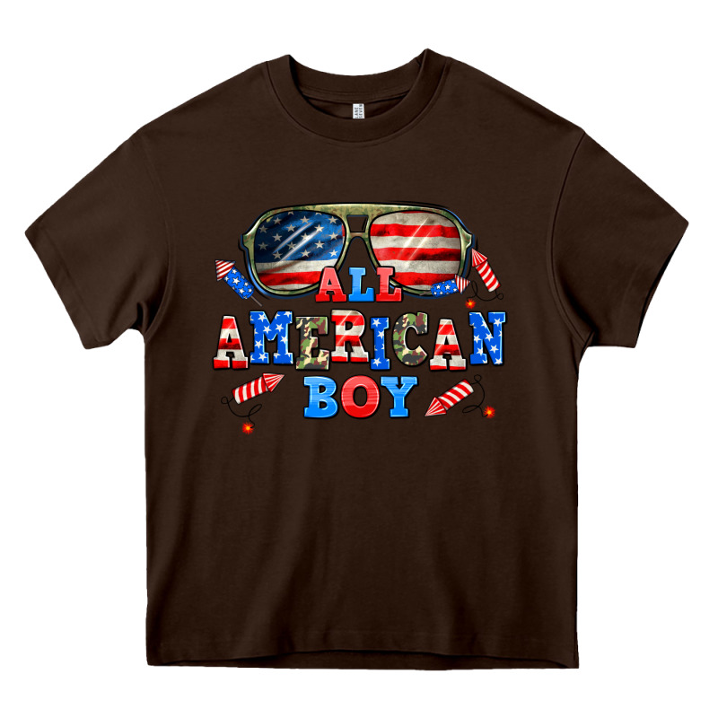 All American Boy Heavy Core Tee by AdoDesignShop | Teevron