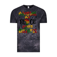 Cloud Black minding my black owned business Vintage Tee - MaliasSmallBusiness