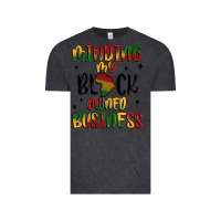 Vintage Black minding my black owned business Vintage Tee - MaliasSmallBusiness