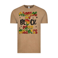 Minding My Black Owned Business Vintage Tee | Teevron