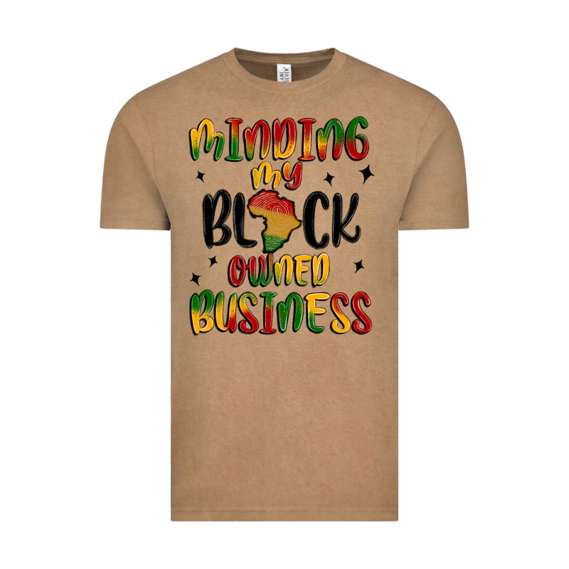 Minding My Black Owned Business Vintage Tee by MaliasSmallBusiness | Teevron