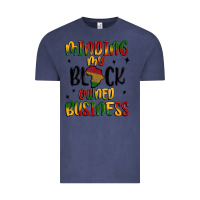 Vintage Denim minding my black owned business Vintage Tee - MaliasSmallBusiness