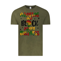 Vintage Olive minding my black owned business Vintage Tee - MaliasSmallBusiness