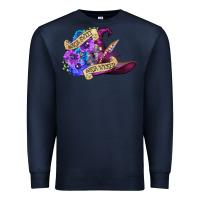 Navy sorta sweet sorta wicked Premium Sweatshirt - CowGirlArtShop