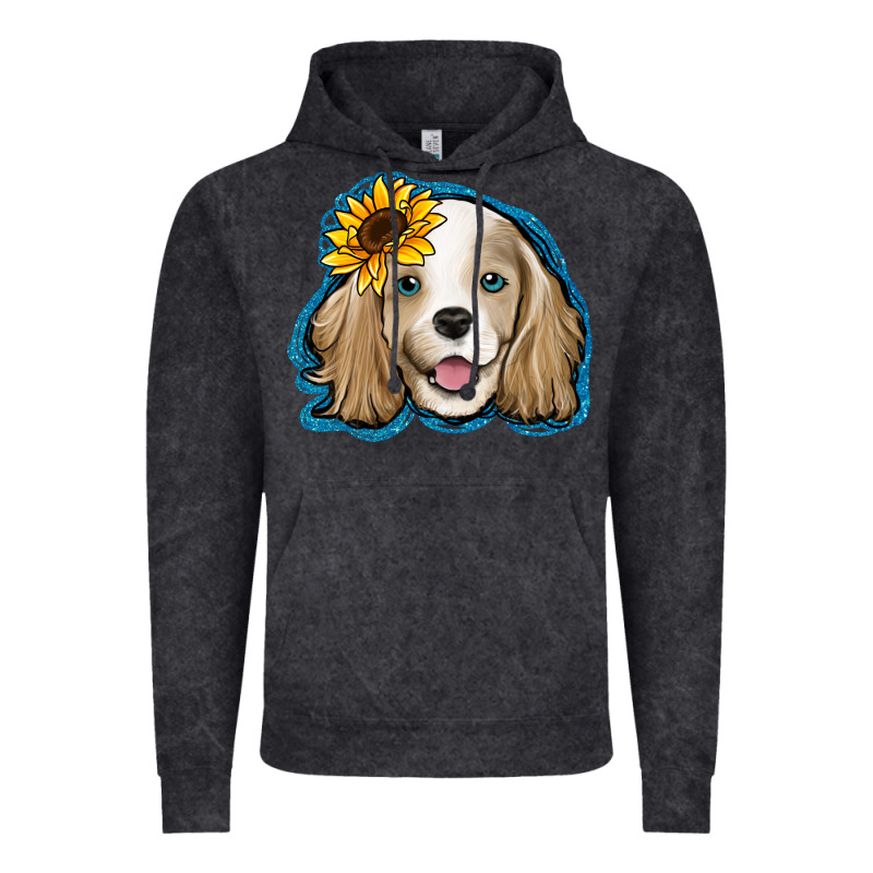 Cocker Spaniel Sunflower Vintage Hoodie by Jasminsmagicworld | Teevron